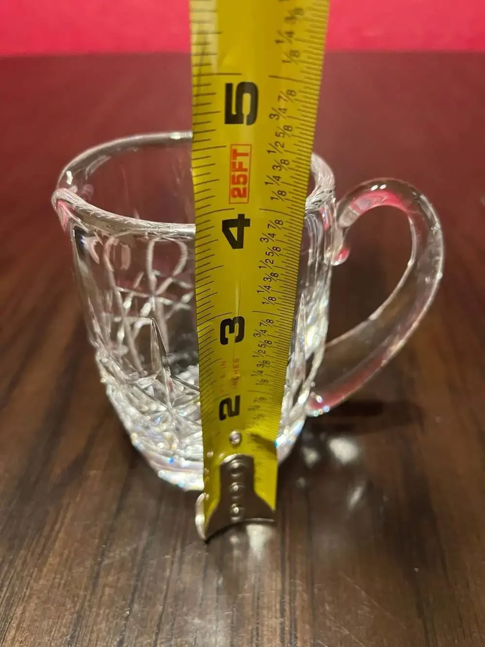Waterford Crystal Lismore Pattern Creamer Pitcher